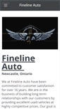 Mobile Screenshot of finelineauto.ca